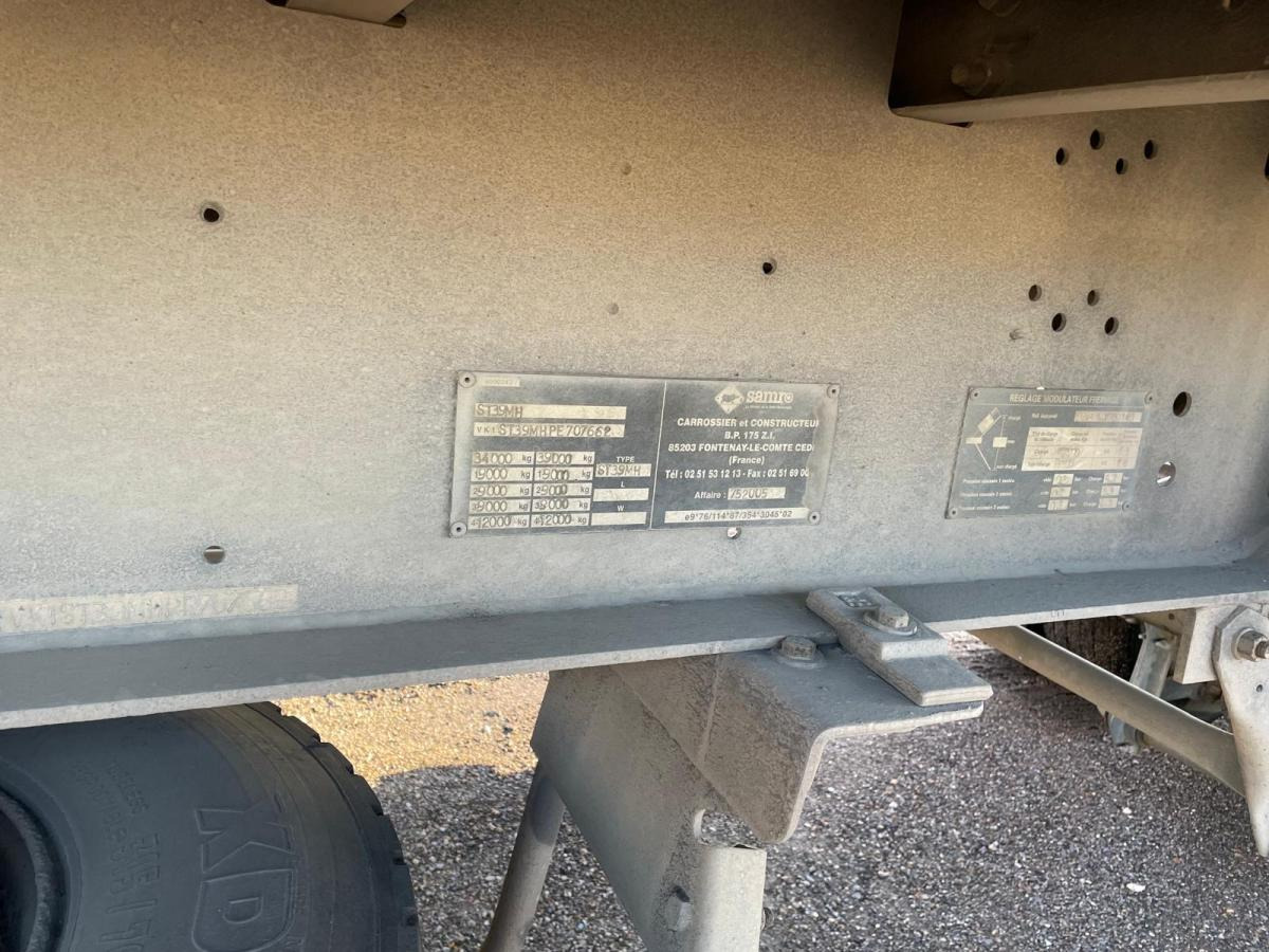 Semi-remorque fourgon Samro