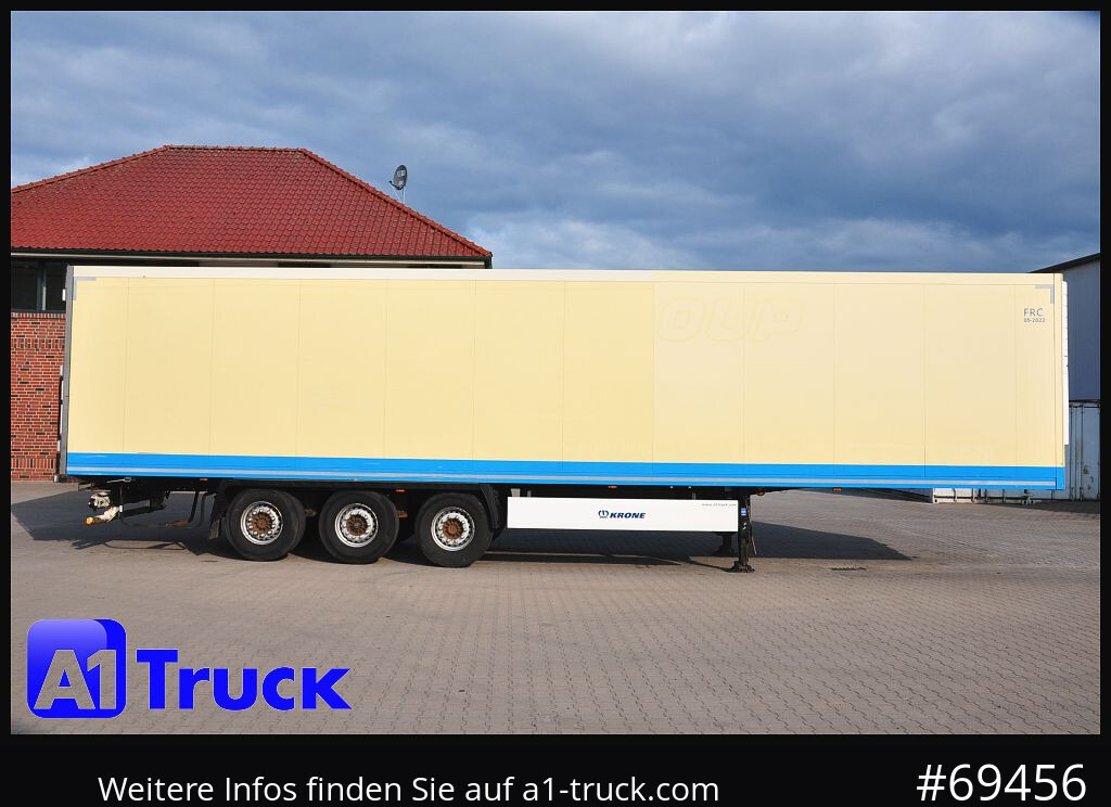 Semi-remorque frigorifique KRONE SDR 27 Carrier 1950 Mt. Doppelstock Lift,