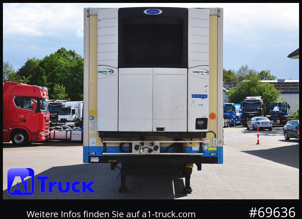 Semi-remorque frigorifique KRONE SDR 27 Carrier 1950 Mt. Doppelstock Lift,