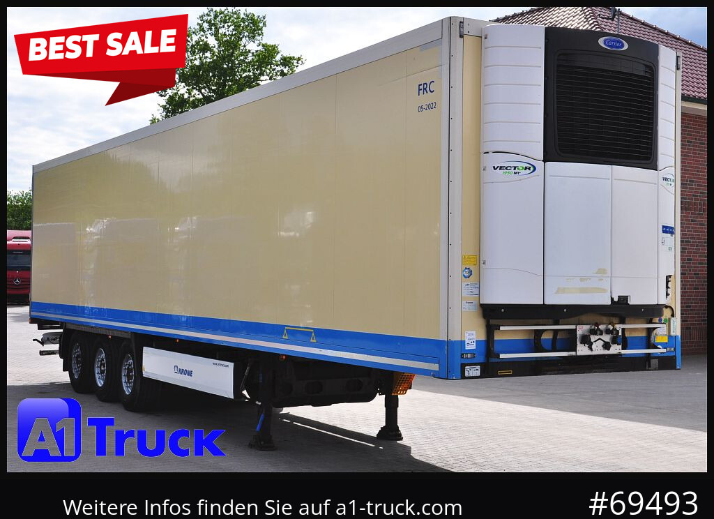 Semi-remorque frigorifique KRONE SDR 27 Carrier 1950 Mt., Lift, Multitemp.