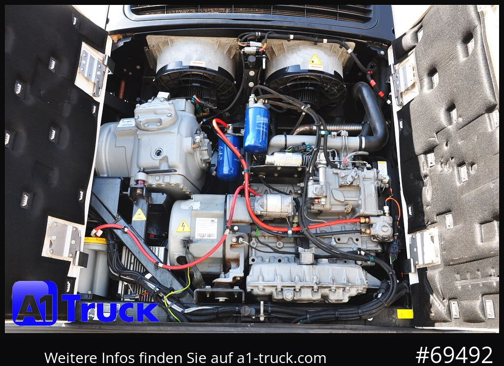 Semi-remorque frigorifique KRONE SDR 27 Carrier 1950,  Multitemp., 5213 Dieselstunden