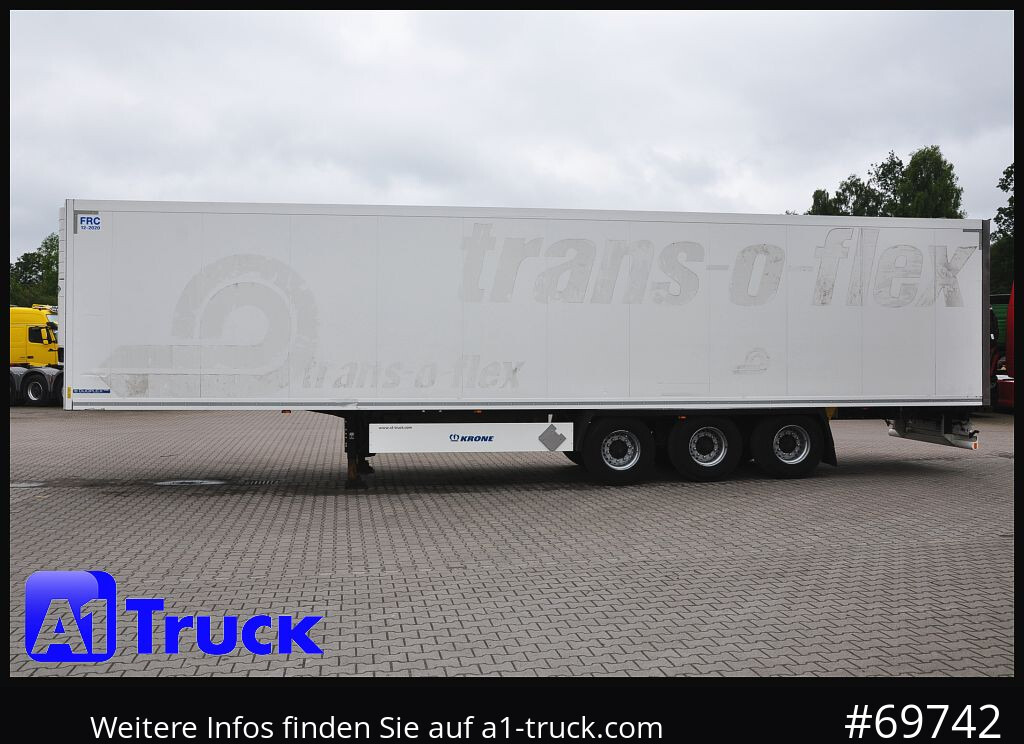 Semi-remorque frigorifique KRONE SDR 27 Carrier 1950, Rolltor, 1 Vorbesitzer