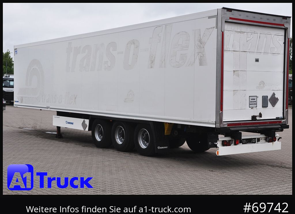 Semi-remorque frigorifique KRONE SDR 27 Carrier 1950, Rolltor, 1 Vorbesitzer