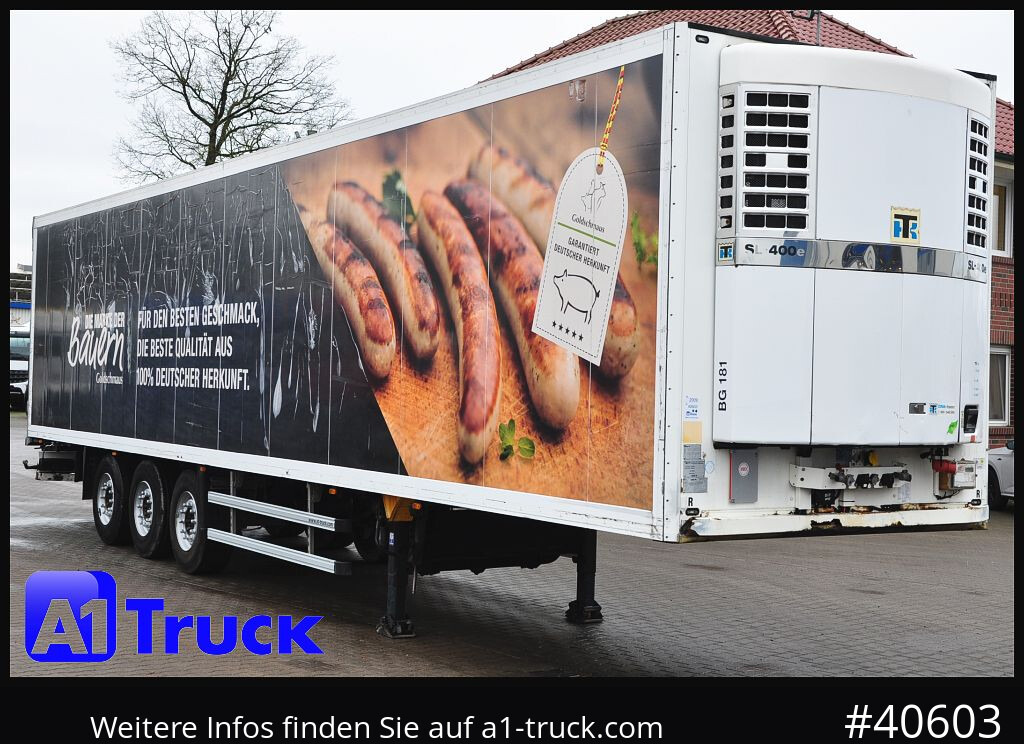 Semi-remorque frigorifique SCHMITZ SKO FP 60, Thermoking SL 400, Meat, Rohrbahnen