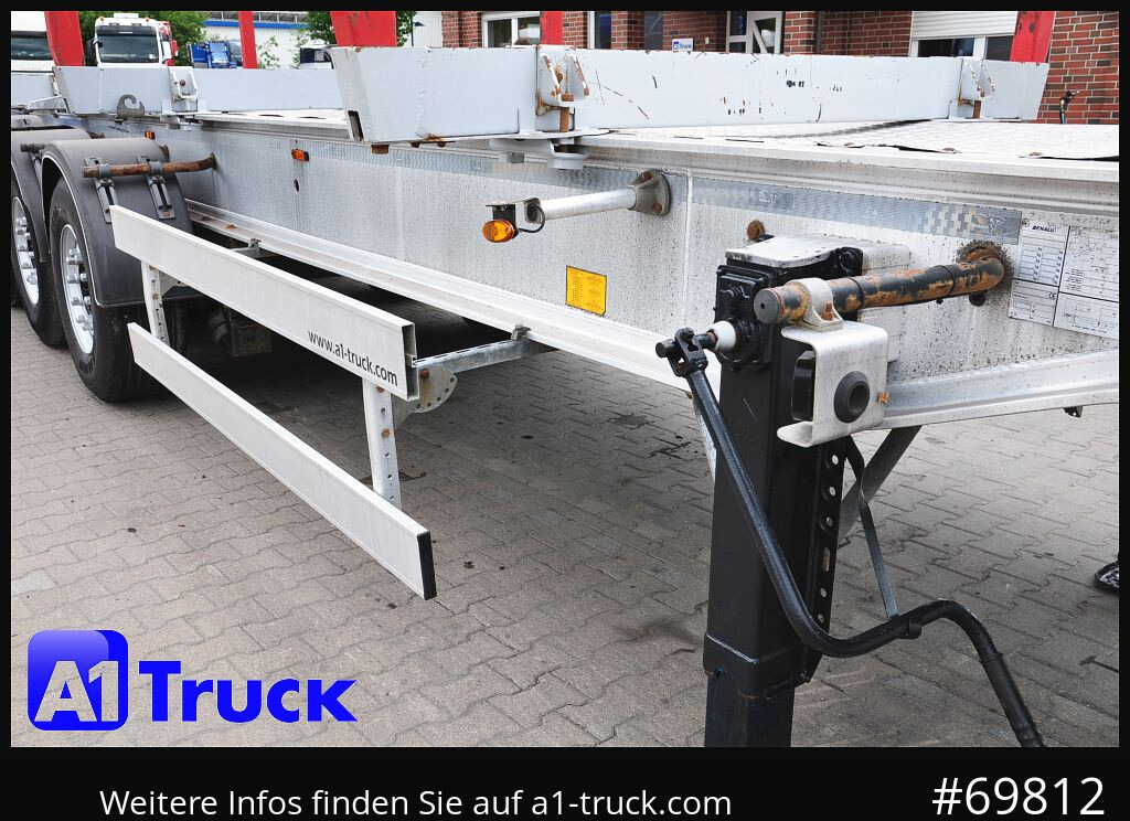 Semi-remorque grumier BENALU Timberliner, Vollalu,  2x Liftachse, Lang-Holz,