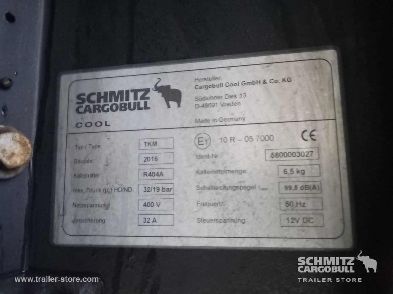 Semi-remorque isothermique SCHMITZ Auflieger Tiefkühler Standard