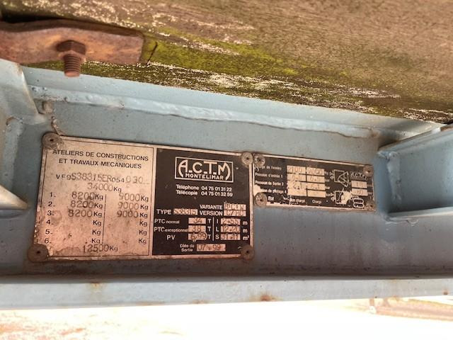 Semi-remorque plateau Actm