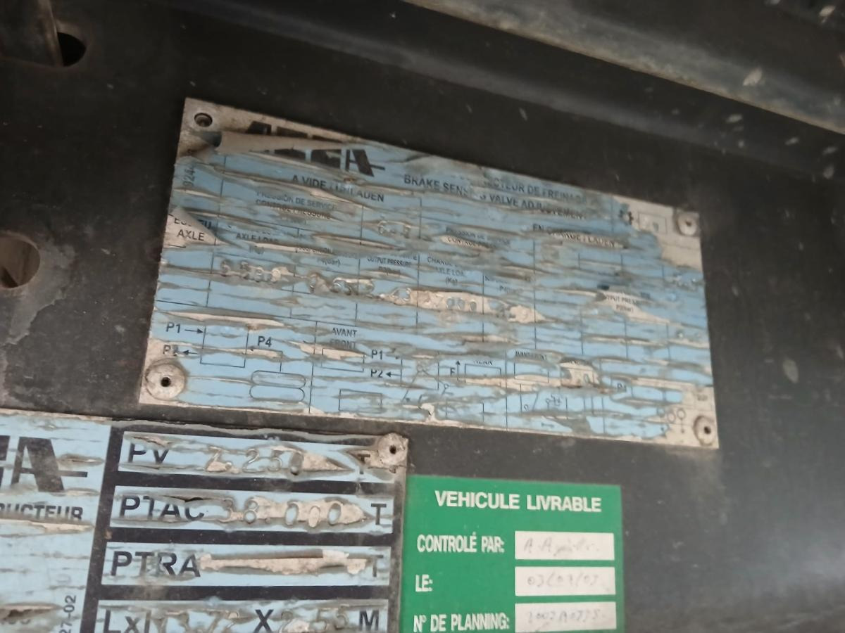 Semi-remorque plateau Asca