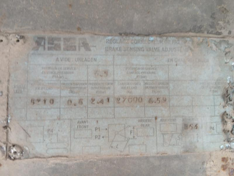 Semi-remorque plateau Asca