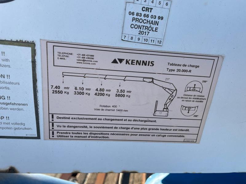 Semi-remorque plateau Fruehauf