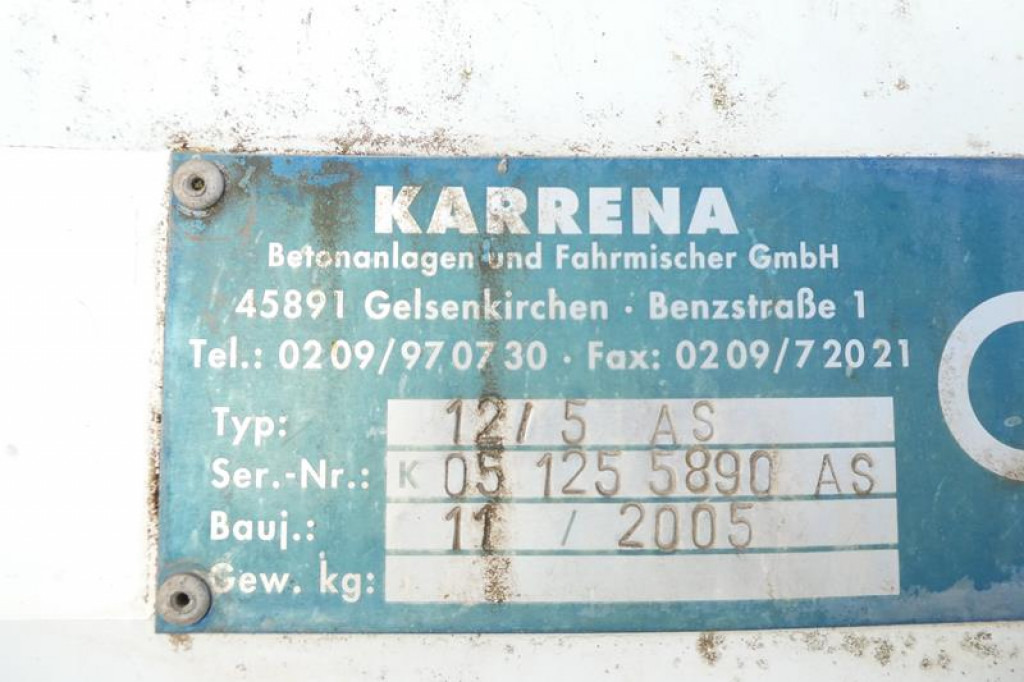 Semi-remorque plateau HOENKHAUS Betonmischauflieger Auflieger