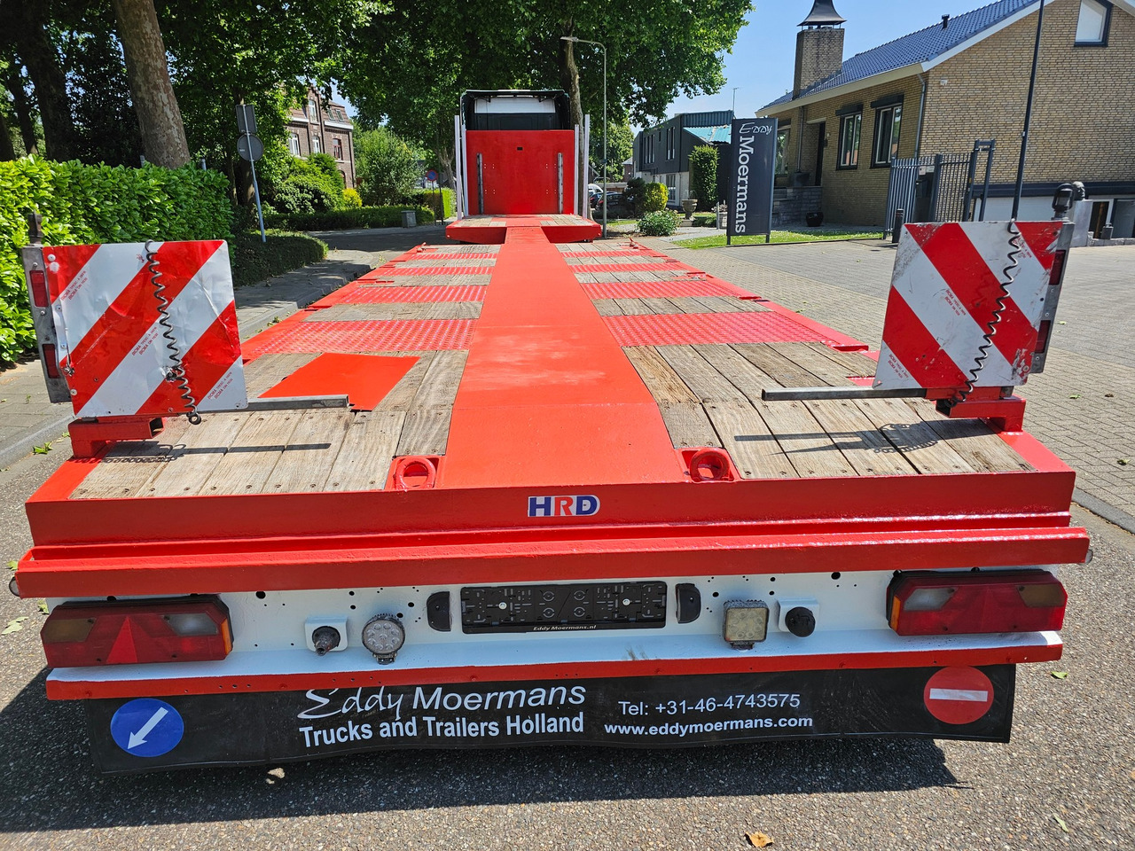 Semi-remorque plateau HRD SPTM4N Mega Telesopic