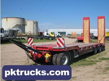 Humbaur 3-axle drawbar trailer - Semi-remorque plateau