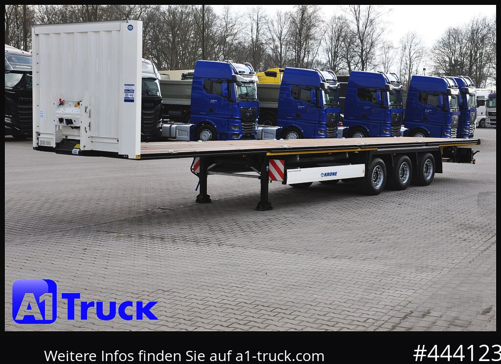 Semi-remorque plateau KRONE 5 x SD, Mega, Twistlock, Container, NEU