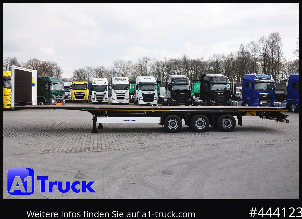 Semi-remorque plateau KRONE 5 x SD, Mega, Twistlock, Container, NEU
