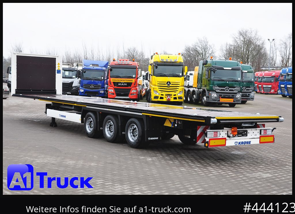 Semi-remorque plateau KRONE 5 x SD, Mega, Twistlock, Container, NEU, ohne Zulassung