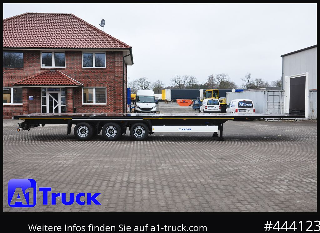 Semi-remorque plateau KRONE 5 x SD, Mega, Twistlock, Container, NEU, ohne Zulassung