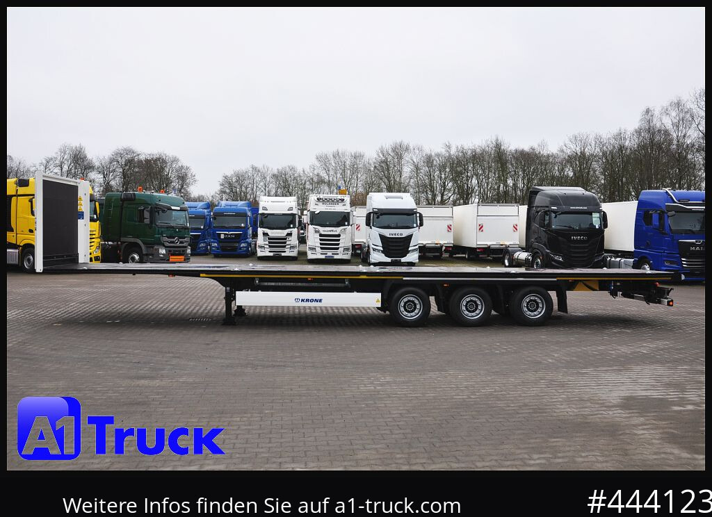 Semi-remorque plateau KRONE 5 x SD, Mega, Twistlock, Container, NEU, ohne Zulassung