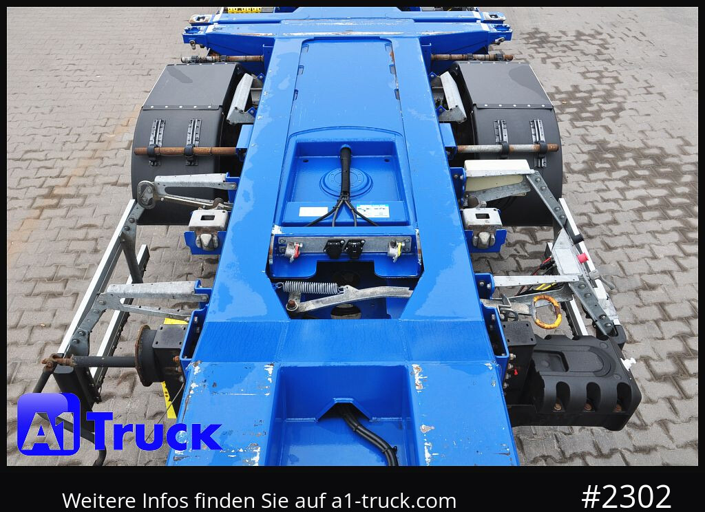 Semi-remorque porte-conteneur/ Caisse mobile D-TEC VCC-05, CombitrailerTeiler chassi, Lift