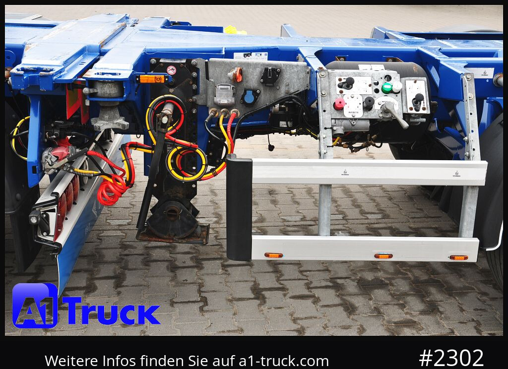 Semi-remorque porte-conteneur/ Caisse mobile D-TEC VCC-05, CombitrailerTeiler chassi, Lift