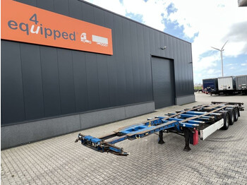 Krone 45FT-HC, BPW, extendable front+ rear+ bumper, NL-chassis, APK: 08/2023 - semi-remorque porte-conteneur/ caisse mobile