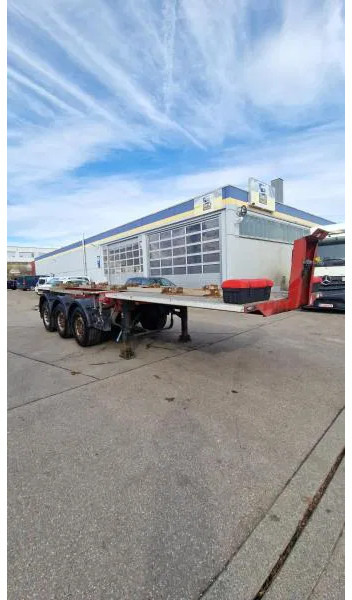 Semi-remorque porte-conteneur/ Caisse mobile Schwarzmüller kurzes 3- Achs Chassis ADR für Chemie Spezialbehäl kurzes 3- Achs Chassis ADR für Chemie Spezialbehälter