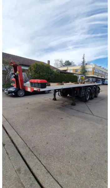 Semi-remorque porte-conteneur/ Caisse mobile Schwarzmüller kurzes 3- Achs Chassis ADR für Chemie Spezialbehäl kurzes 3- Achs Chassis ADR für Chemie Spezialbehälter