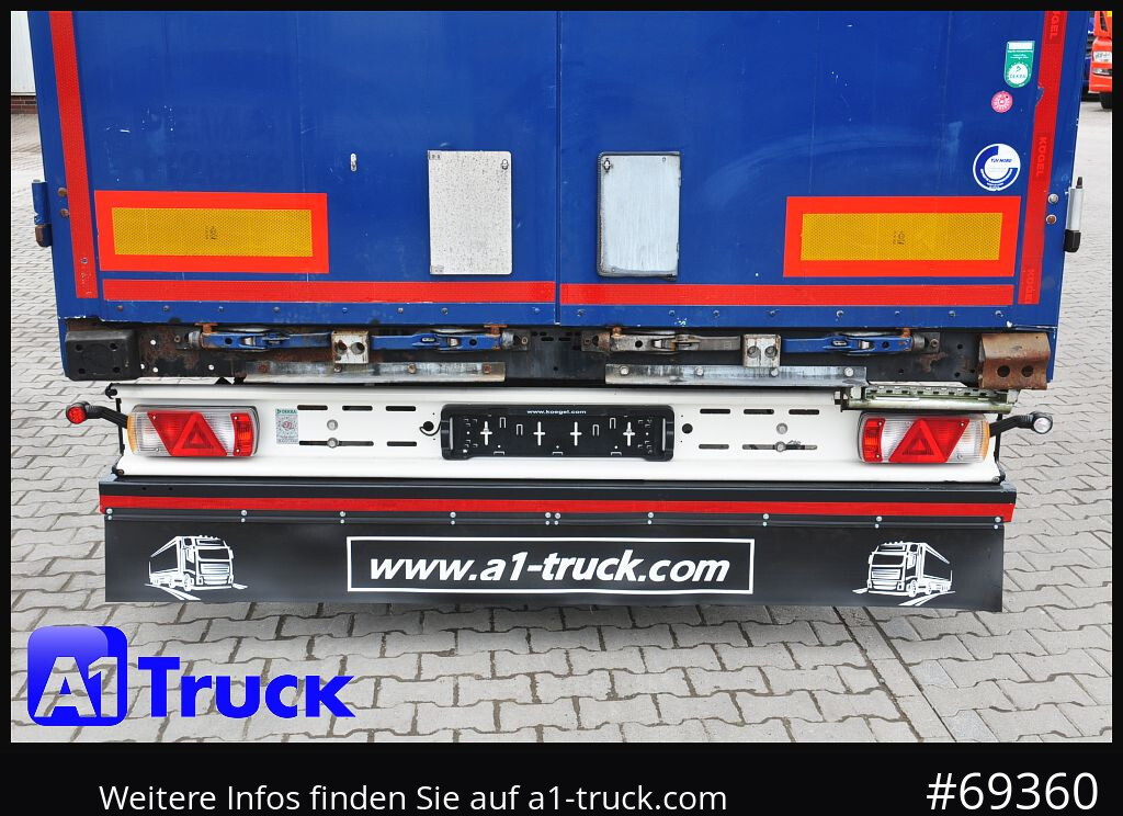 Semi-remorque rideaux coulissants KOEGEL S24-1 Mega, SAF, Code XL