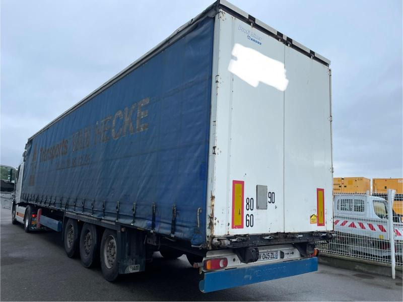 Semi-remorque rideaux coulissants Krone