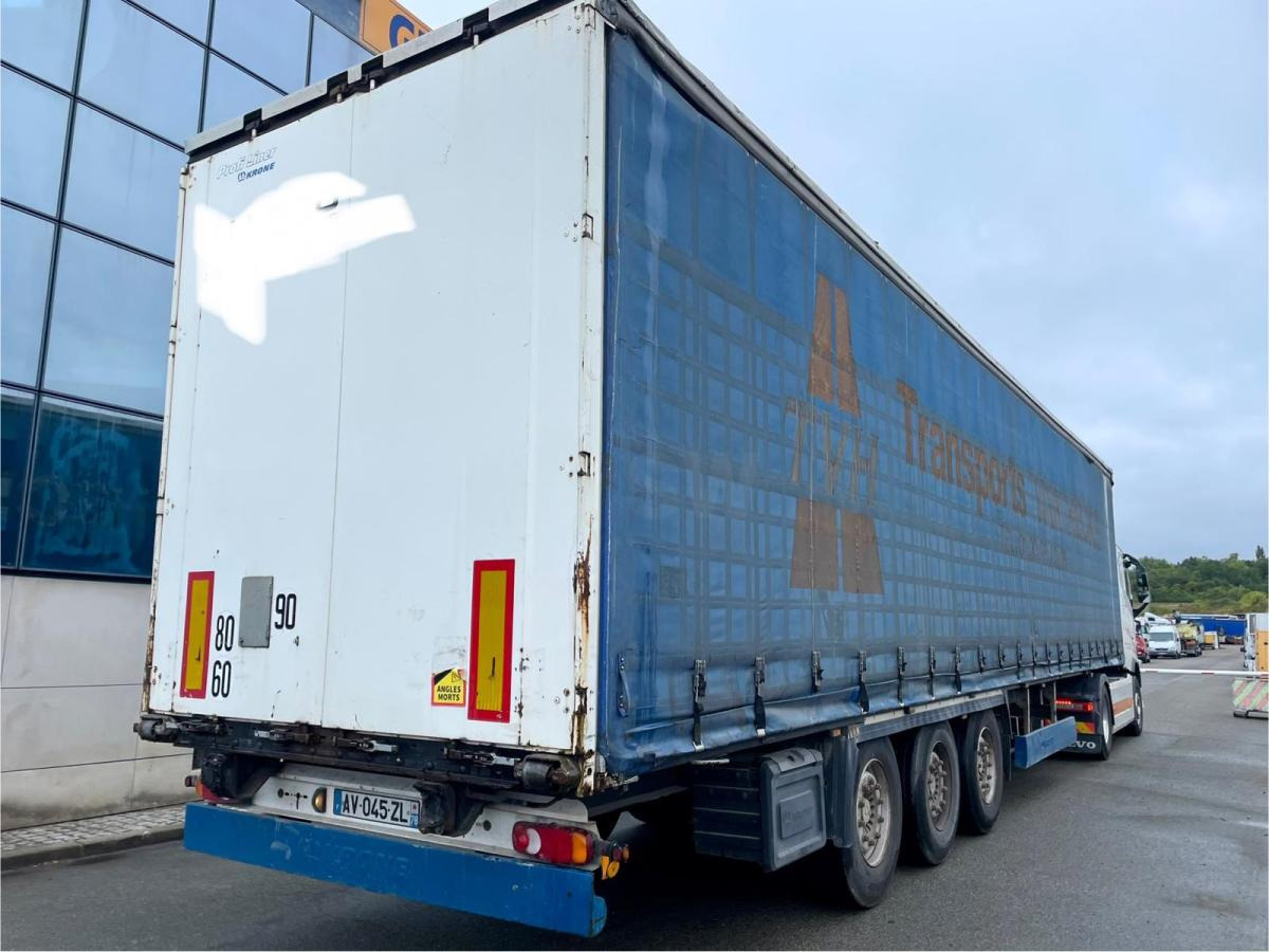 Semi-remorque rideaux coulissants Krone