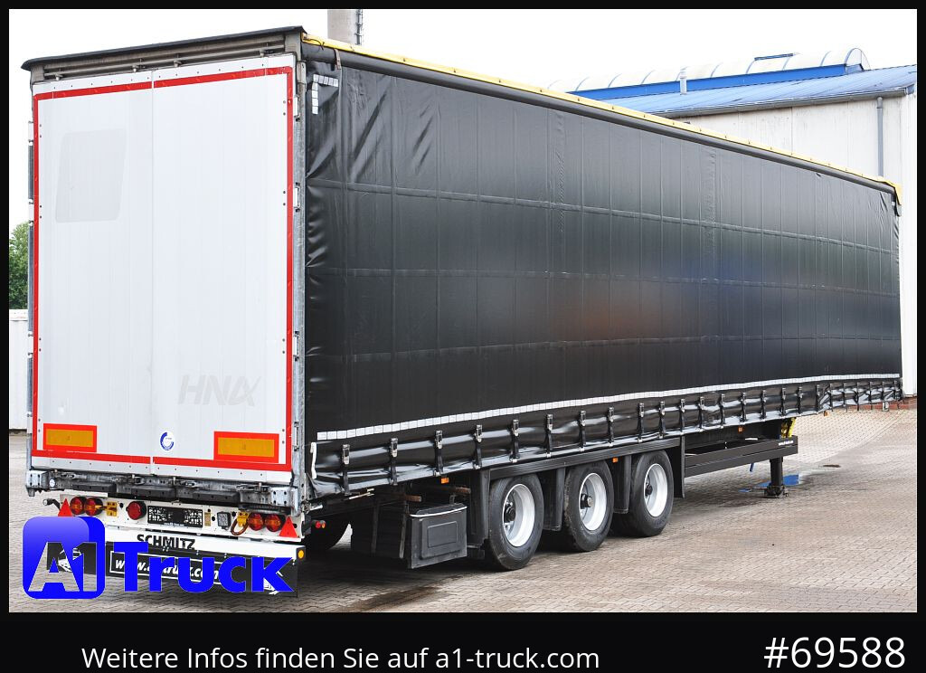 Semi-remorque rideaux coulissants SCHMITZ SCS 24, Mega, BPW, verzinkt neue Plane.