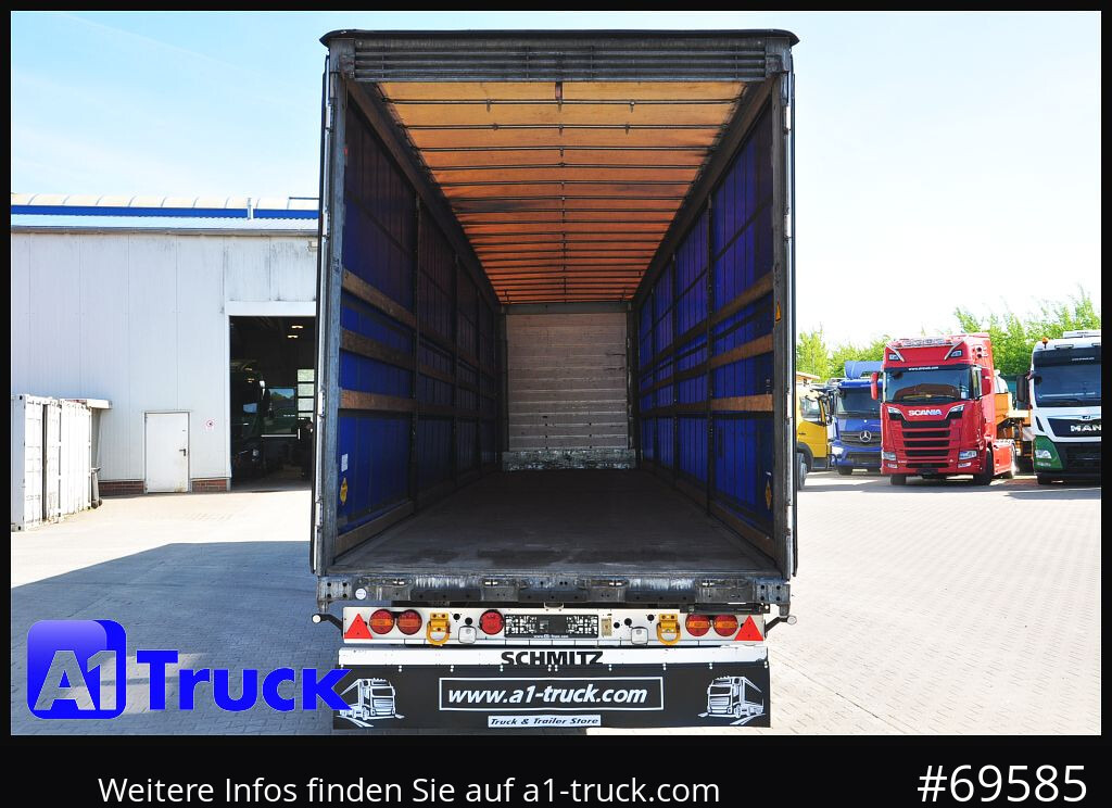 Semi-remorque rideaux coulissants SCHMITZ SCS 24, Mega, BPW, verzinkt, vorhanden, VDI 2700