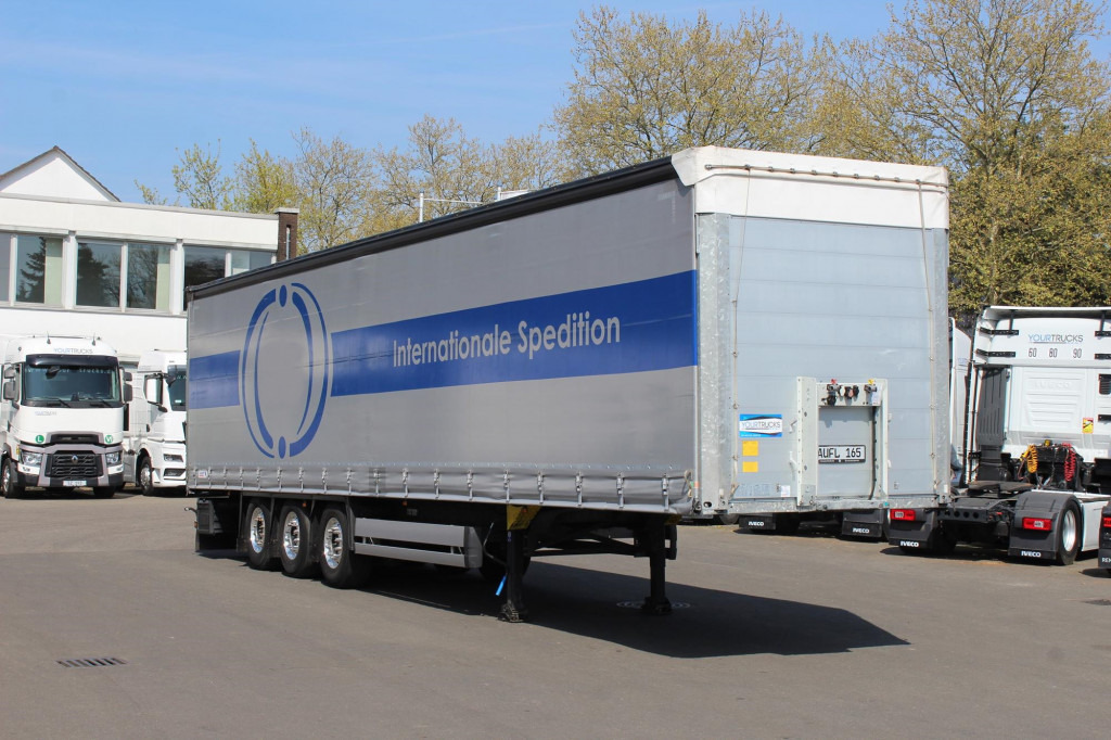 Semi-remorque rideaux coulissants SCHMITZ Standard  2,8h  Edscha  2xLift  Coil  Alufelgen
