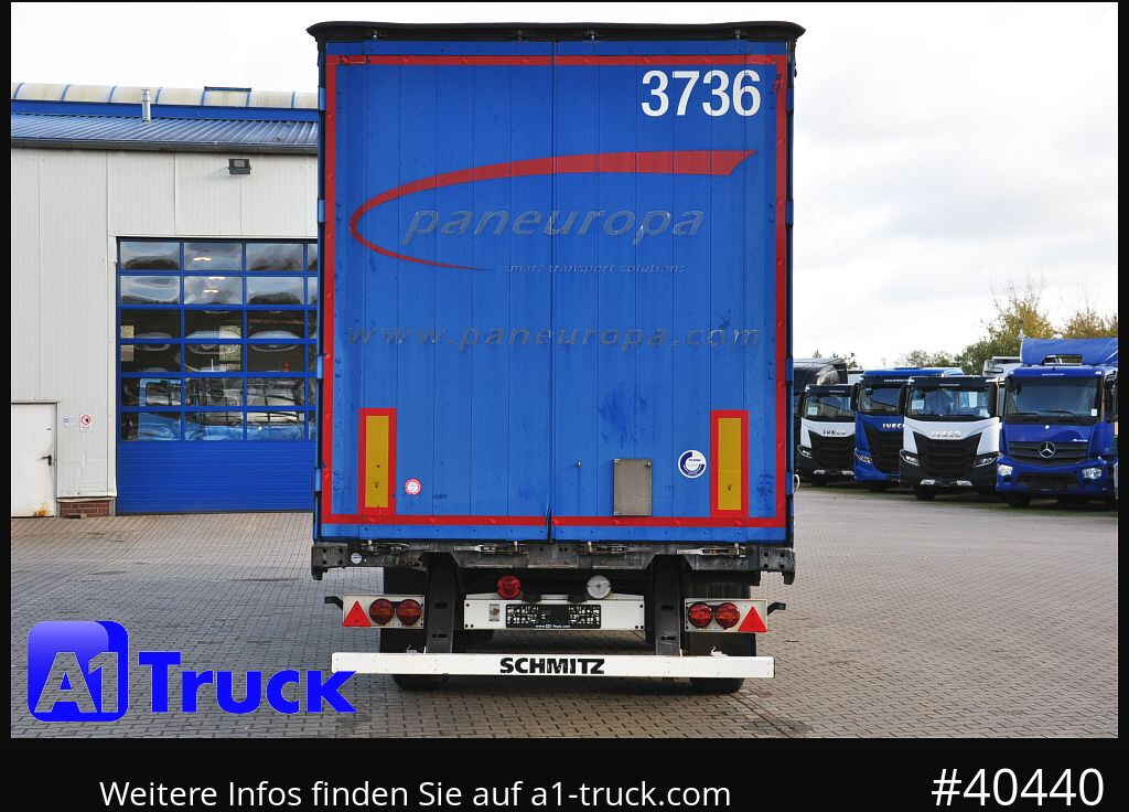 Semi-remorque rideaux coulissants SCHMITZ Tautliner, Code XL, Coil, Bahn, verzinkt