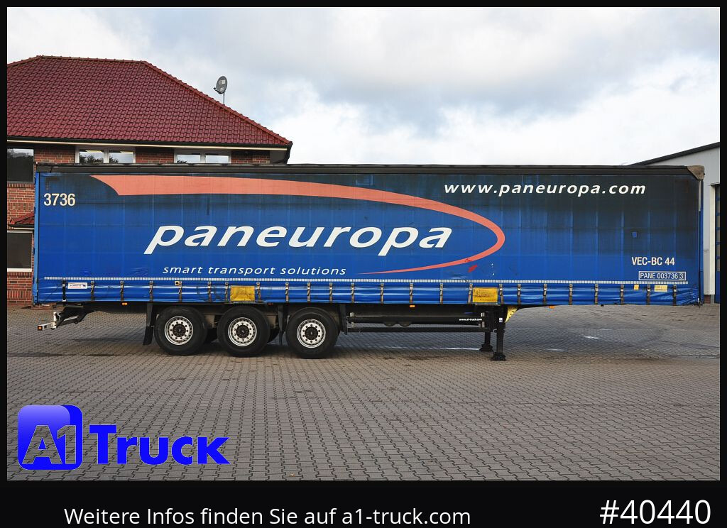 Semi-remorque rideaux coulissants SCHMITZ Tautliner, Code XL, Coil, Bahn, verzinkt