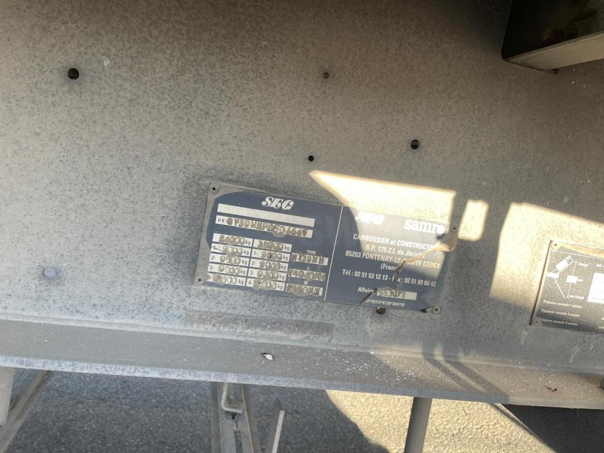 Semi-remorque rideaux coulissants Samro NC