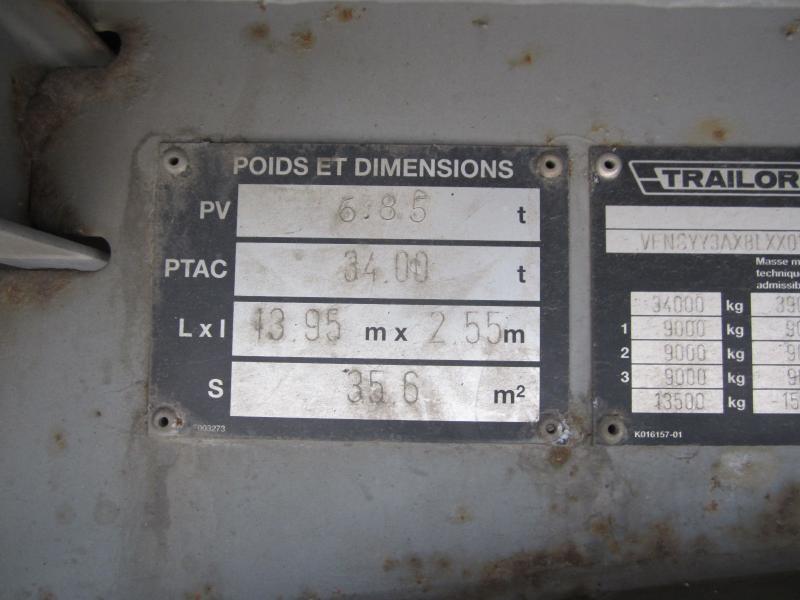 Semi-remorque rideaux coulissants Trailor