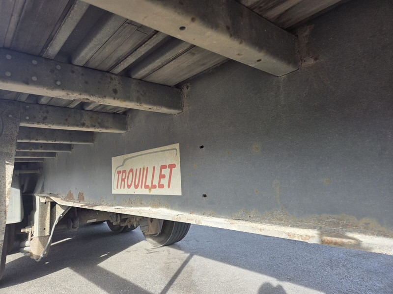 Semi-remorque rideaux coulissants Trouillet drum brakes