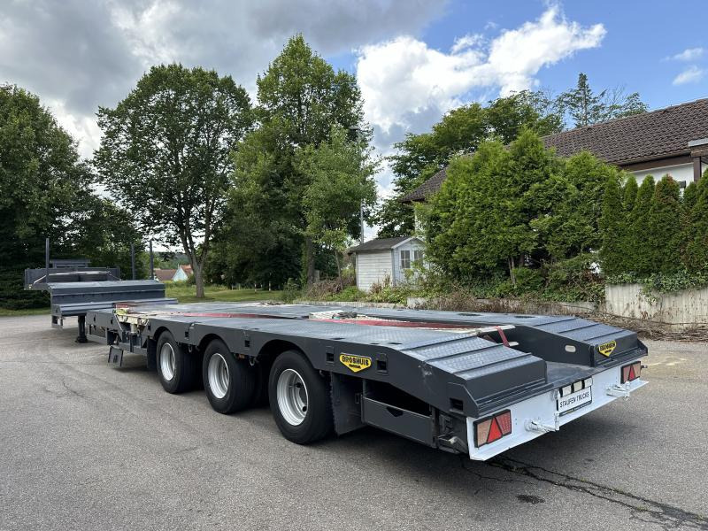 Semi-remorque surbaissé Broshuis Tele Semi Tieflader Luft 4.5 m auszieh u. 3 m verb Tele Semi Tieflader Luft 4.5 m auszieh u. 3 m verbreiterb.
