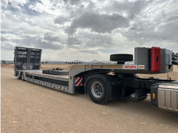 GVN Trailer 2 AXLE HYDRAULIC PLATFORM LOWLOADER - Semi-remorque surbaissé