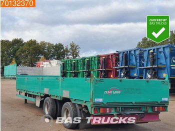 Semi-remorque plateau Weber S1225 11m80 Long 2x Steeraxle 2 axles: photos 1