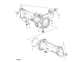 Essieu et pièces JOHN DEERE