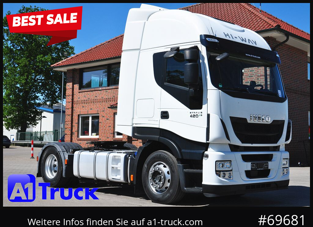 Tracteur routier IVECO Stralis 420, ZF-Intarder 2x Tank,