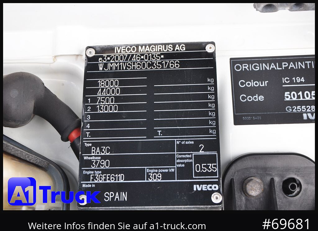 Tracteur routier IVECO Stralis 420, ZF-Intarder 2x Tank,