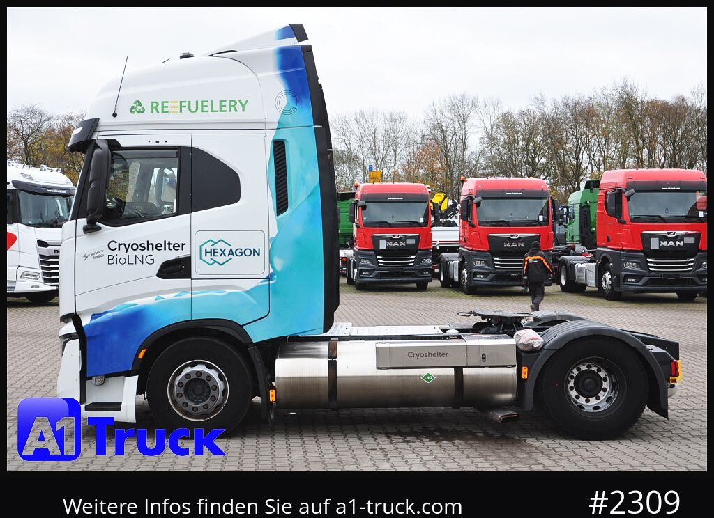 Tracteur routier IVECO Stralis 460 , Gas LNG, Retarder Leder