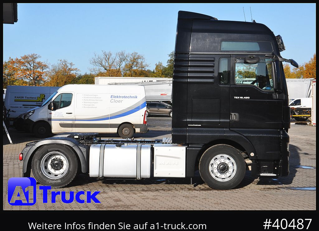 Tracteur routier MAN TGX 18,420, BLS, XXL, 2 Tanks, Navigation
