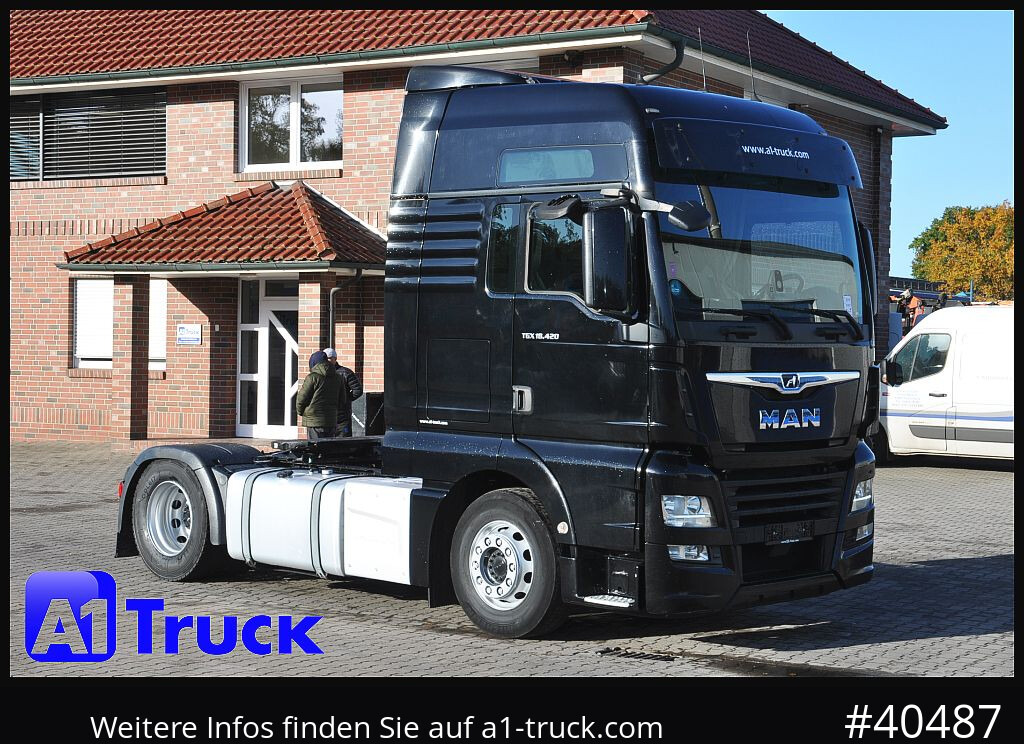 Tracteur routier MAN TGX 18,420, BLS, XXL, 2 Tanks, Navigation