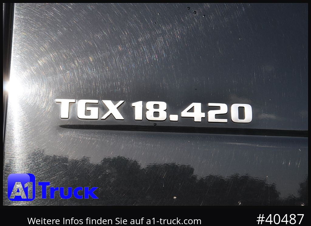Tracteur routier MAN TGX 18,420, BLS, XXL, 2 Tanks, Navigation