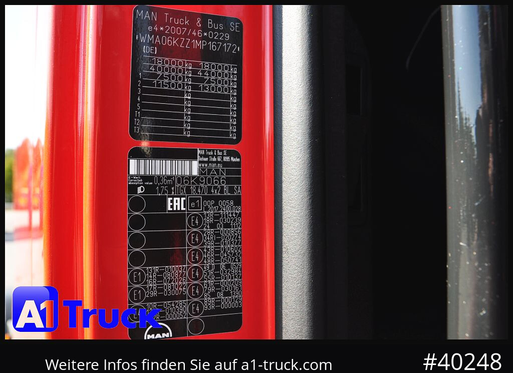 Tracteur routier MAN TGX 18.470 GM Hydraulik, Intarder Navi Standklima,