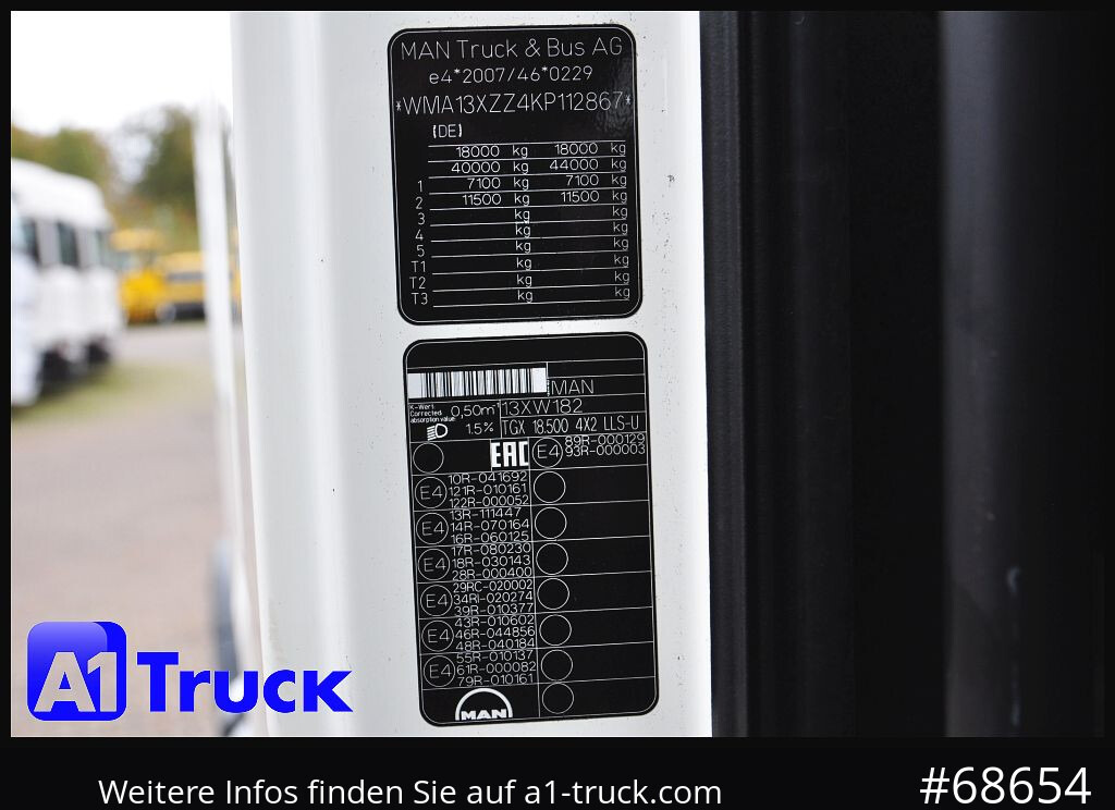 Tracteur routier MAN TGX 18.500 XXL Low, Inarder Navi Standklima,